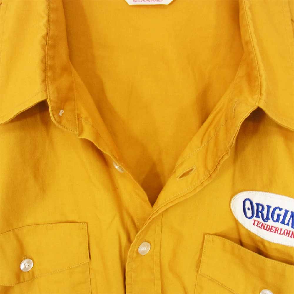 TENDERLOIN テンダーロイン T-WORK SHT ワーク 長袖シャツ イエロー系 L【中古】