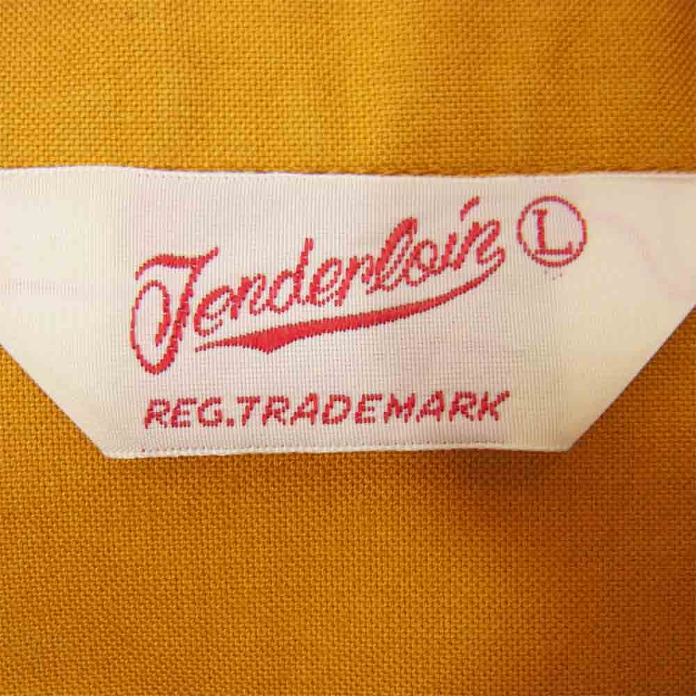 TENDERLOIN テンダーロイン T-WORK SHT ワーク 長袖シャツ イエロー系 L【中古】