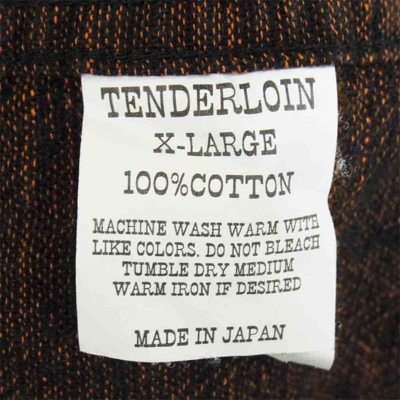 TENDERLOIN テンダーロイン T-MEXICAN SHT 長袖シャツ ブラウン系 XL【中古】