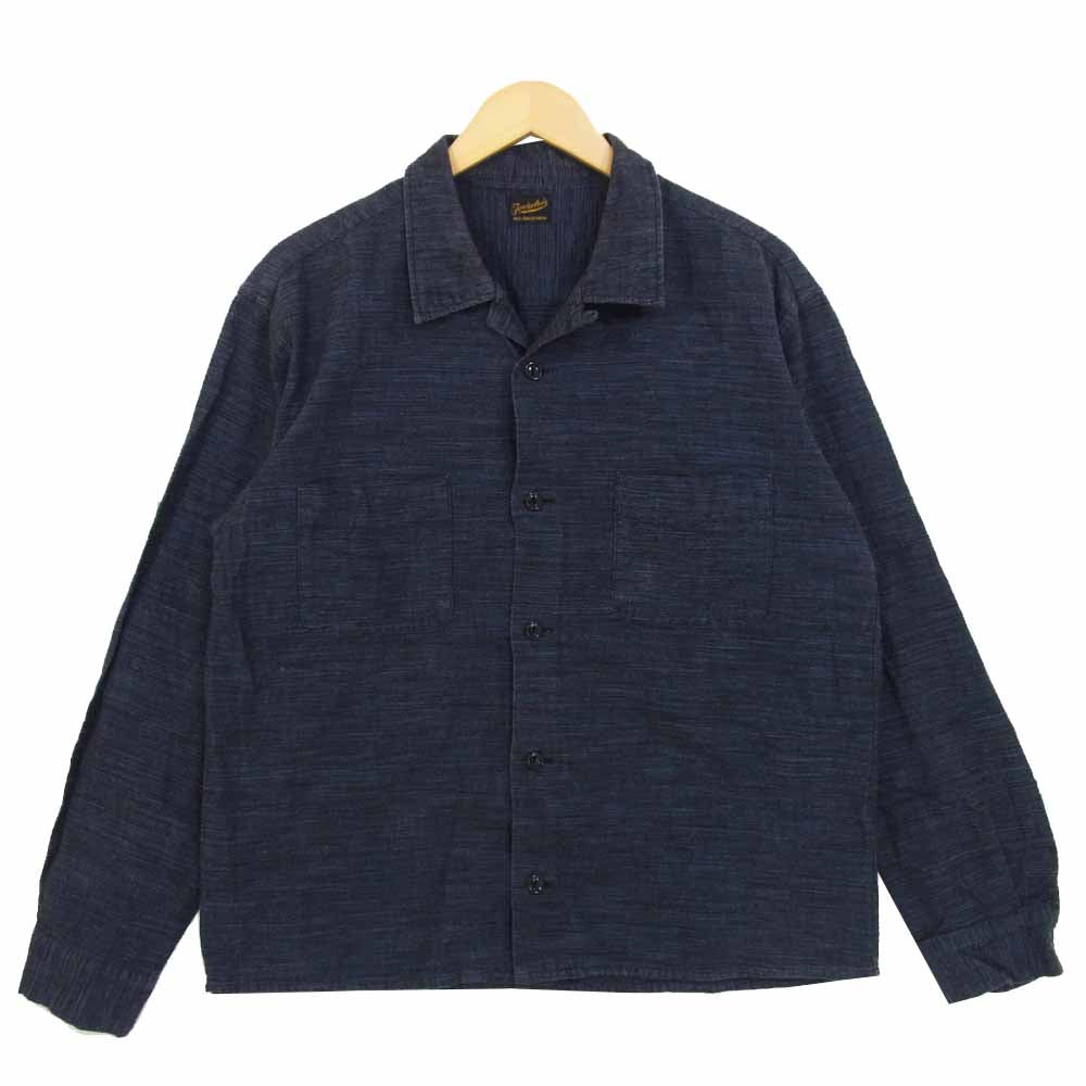 TENDERLOIN テンダーロイン T-MEXICAN SHT 長袖シャツ ネイビー系 XL【中古】
