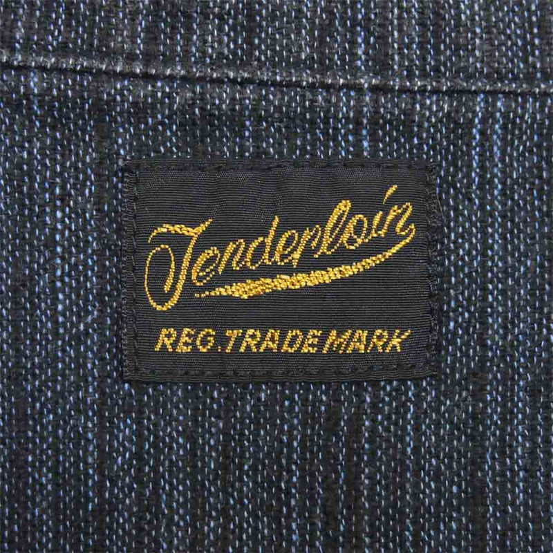 TENDERLOIN テンダーロイン T-MEXICAN SHT 長袖シャツ ネイビー系 XL【中古】