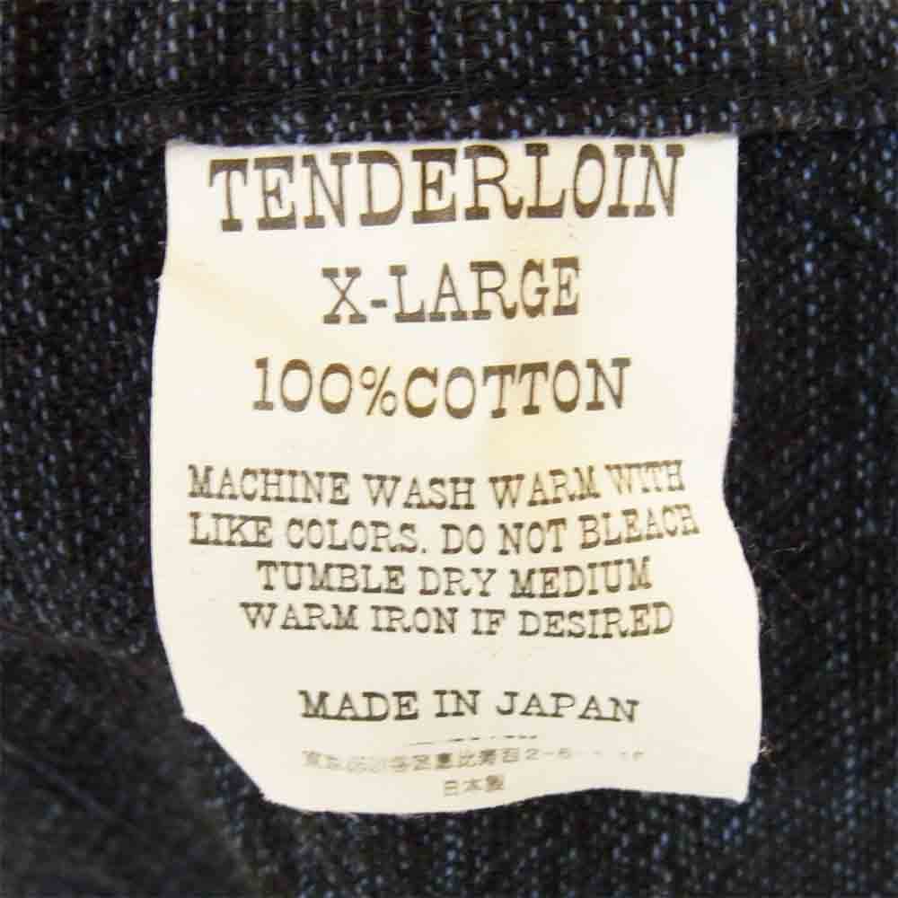 TENDERLOIN テンダーロイン T-MEXICAN SHT 長袖シャツ ネイビー系 XL【中古】