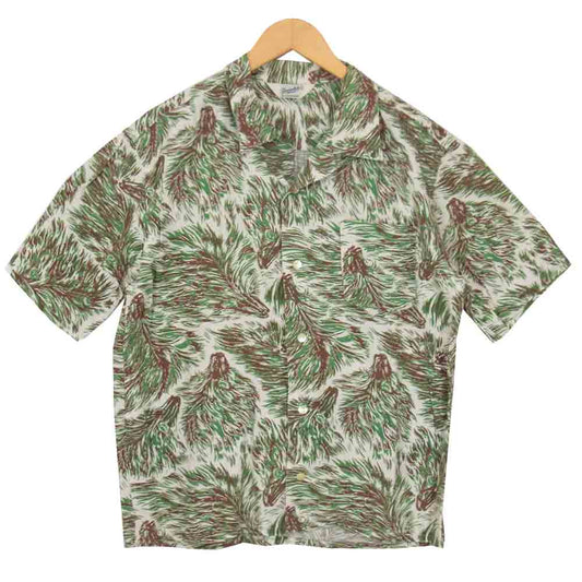 TENDERLOIN テンダーロイン T-RAYON SHT WOLF S S/S レーヨン ウルフ グリーン系 LL【中古】