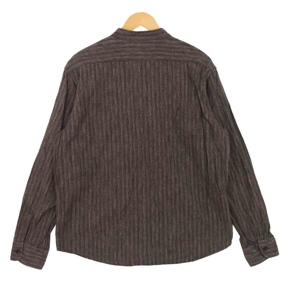 TENDERLOIN テンダーロイン T-WORK SHT STAND ワーク スタンド 長袖シャツ ダークブラウン系 L【中古】