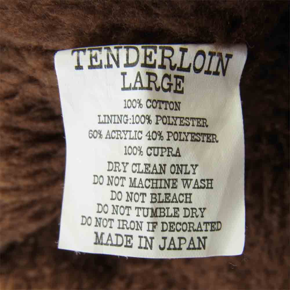 TENDERLOIN テンダーロイン T-SADDLE CORDUROY JKT サドル コーデュロイ ジャケット ブラウン系 L【中古】