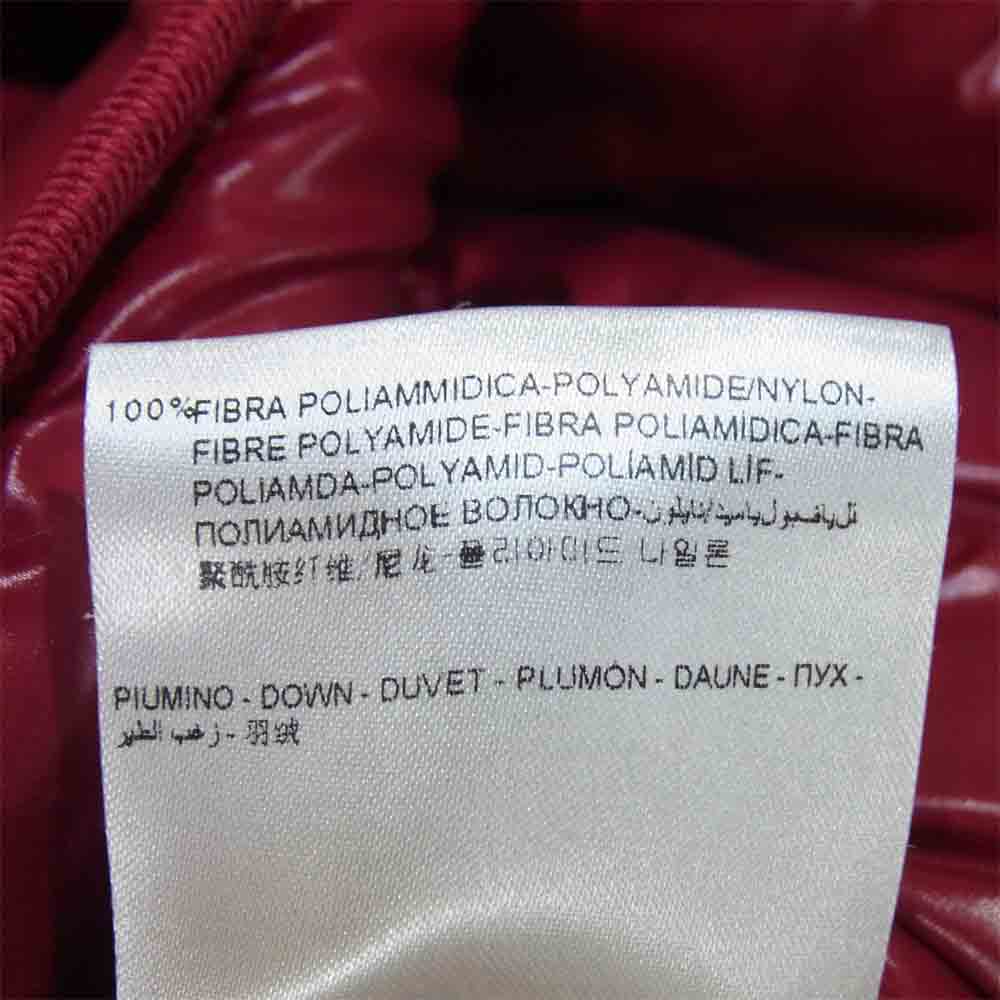 MONCLER モンクレール ARMOISE アルモワーズ ファー ダウン ジャケット レッド系【中古】