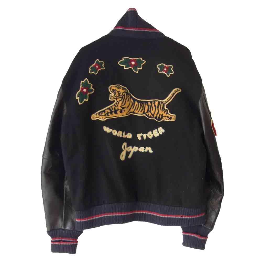 HOLLYWOOD RANCH MARKET ハリウッドランチマーケット ワッペン スタジャン ブラック系 L【中古】