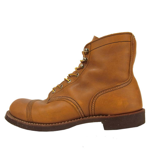 RED WING レッドウィング 8112 アイアンレンジ レースアップ ブーツ レザー ブラウン系 27cm【中古】