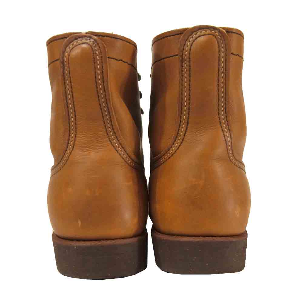 RED WING レッドウィング 8112 アイアンレンジ レースアップ ブーツ レザー ブラウン系 27cm【中古】
