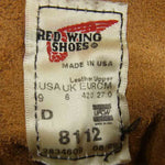 RED WING レッドウィング 8112 アイアンレンジ レースアップ ブーツ レザー ブラウン系 27cm【中古】