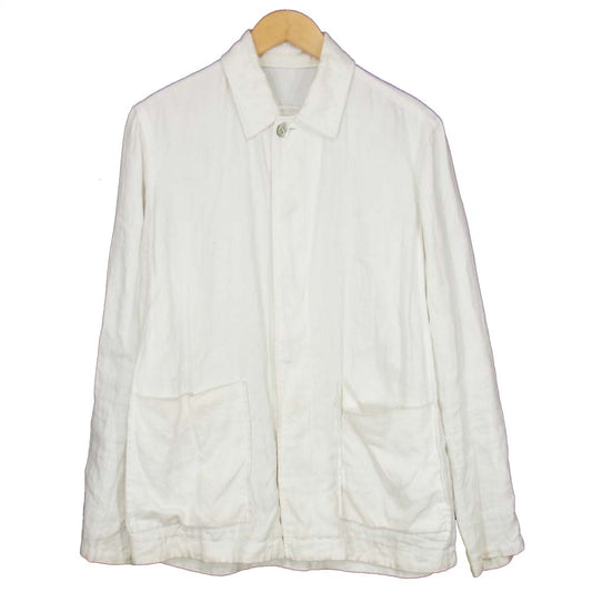イッティビッティ IBB16-A447 French linen リネン ブルゾン ホワイト系 3【中古】