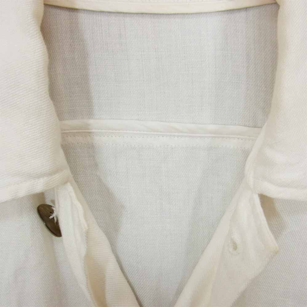 イッティビッティ IBB16-A447 French linen リネン ブルゾン ホワイト系 3【中古】