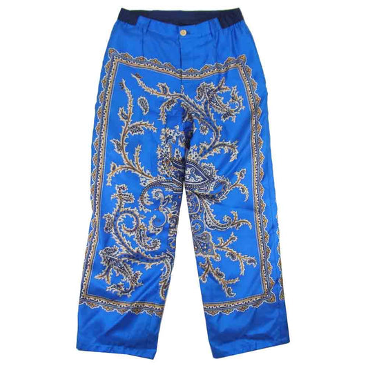 Sacai サカイ 13-00516M ペイズリー ワイド ブルー系 1【中古】