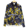 Sacai サカイ 18-01742 Floral-Print Cotton-Corduroy Shirt フラワープリントコットン ネイビー系 2【中古】