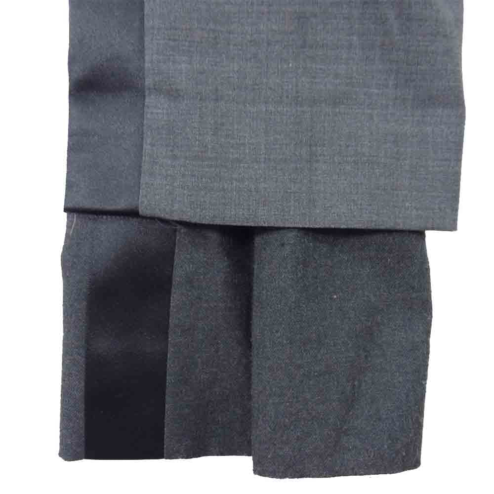 Sacai サカイ 20SS 20-02184M Suitiing Pants サイドラインレイヤード グレー系 1【中古】