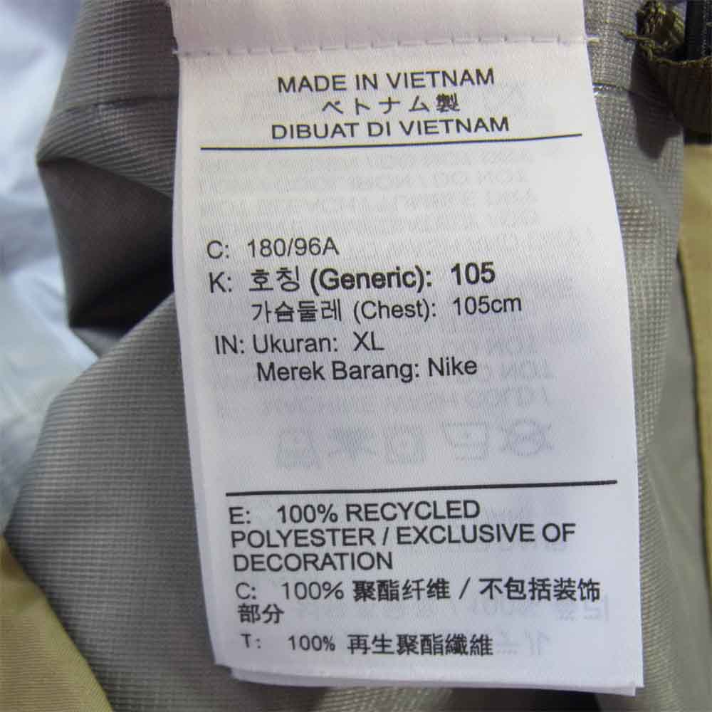 NIKE ナイキ CT2937-325 AS M NRG ACG JKT HD CARGO GORETEX ゴアテックス ベージュ×カーキ XL【極上美品】【中古】