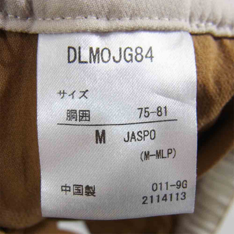 DESCENTE デサント DLMOJG84 ZIP PANTS ジップ パンツ ベージュ系 M【中古】