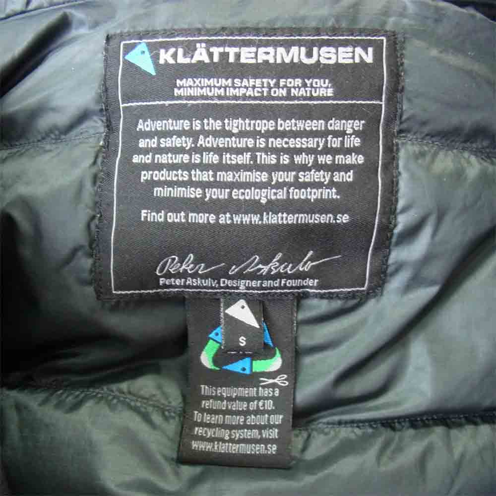 KLATTERMUSEN クレッタルムーセン Atle Jacket アトレ ダウンジャケット カーキ系 S【中古】