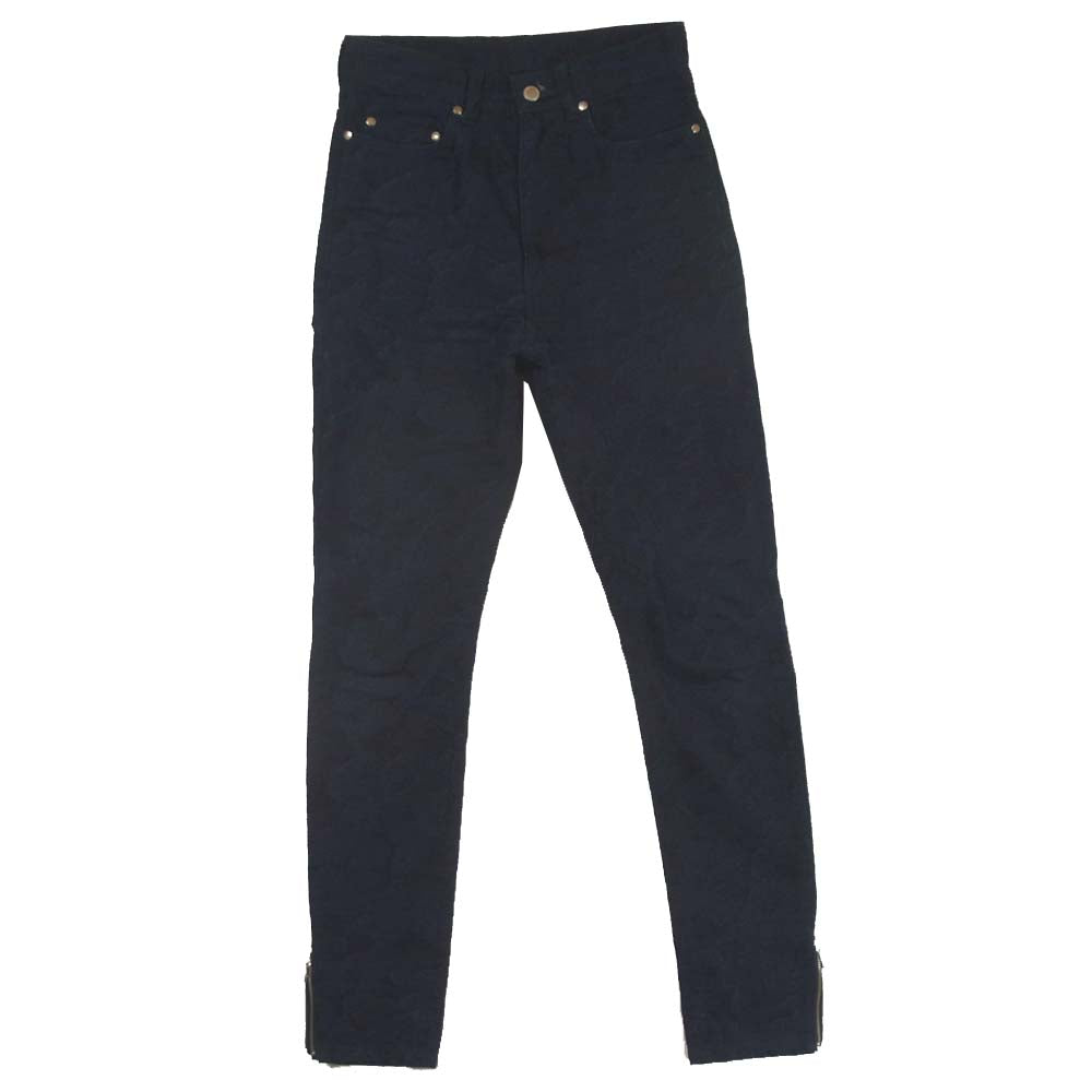 タカヒロミヤシタザソロイスト 0005SS17 Lone star basic skiny jean 裾ジップ スキニー パンツ インディゴブルー系 46【中古】