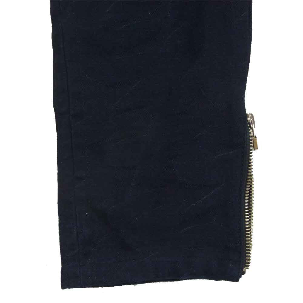 タカヒロミヤシタザソロイスト 0005SS17 Lone star basic skiny jean 裾ジップ スキニー パンツ インディゴブルー系 46【中古】