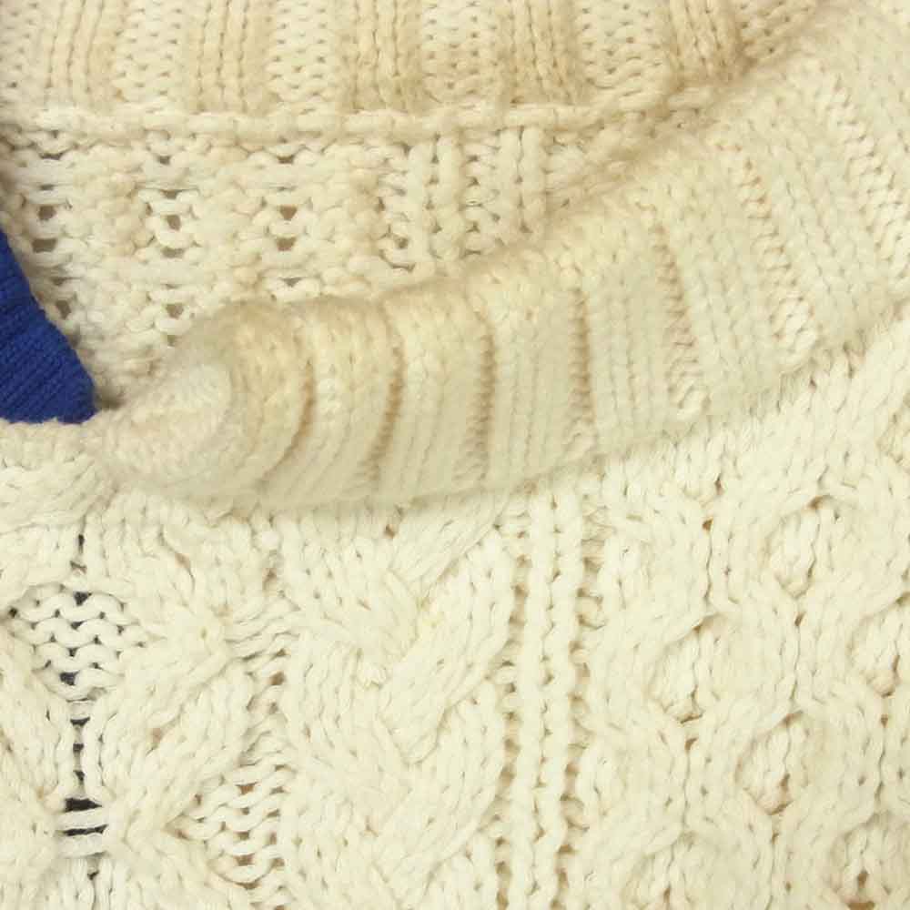 Sacai サカイ 19-01925M ニット 切替 ライダース ジャケット 日本製