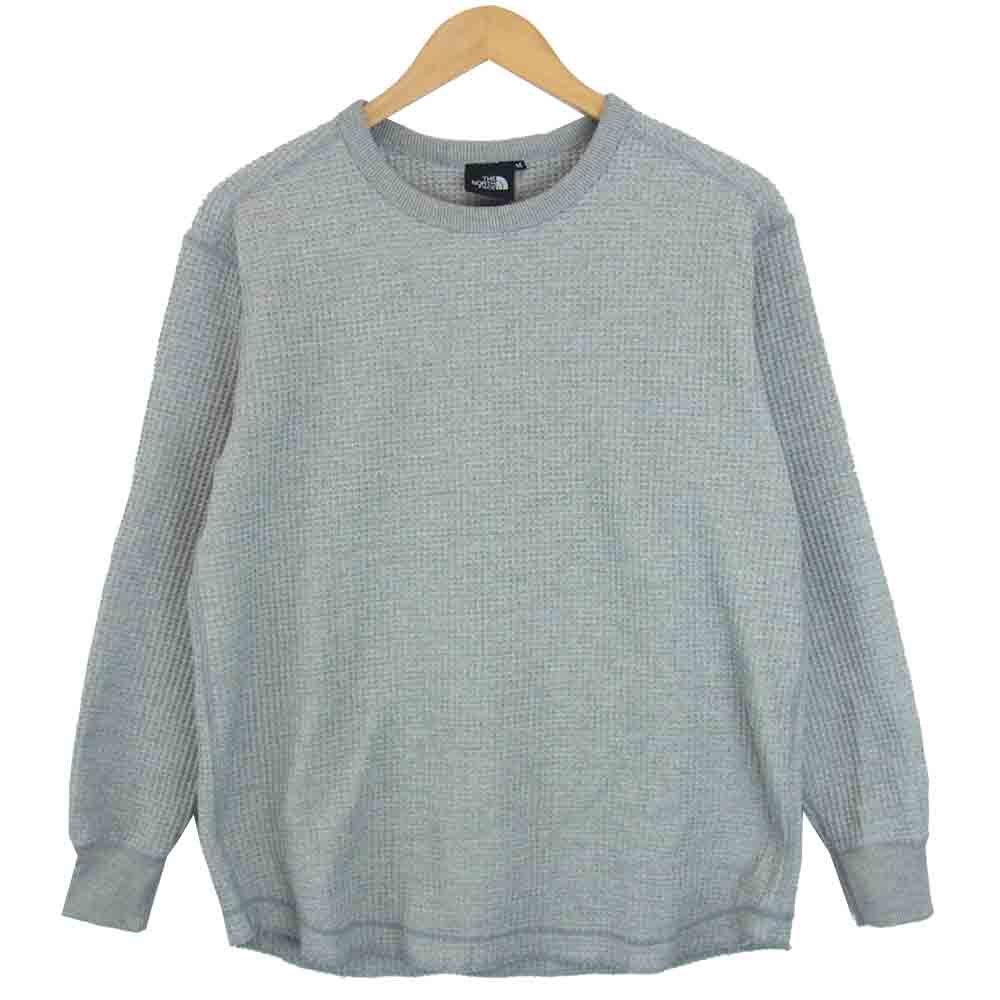 THE NORTH FACE ノースフェイス 18AW NT81833 ワッフル サーマル カットソー グレー系 M【中古】