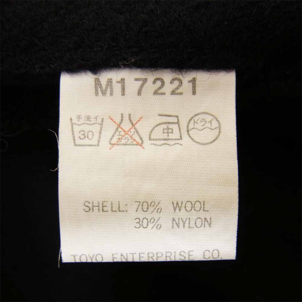 INDIAN MOTOCYCLE インディアン モトサイクル メルトンウール スポーツ ジャケット ブラック系 38【中古】