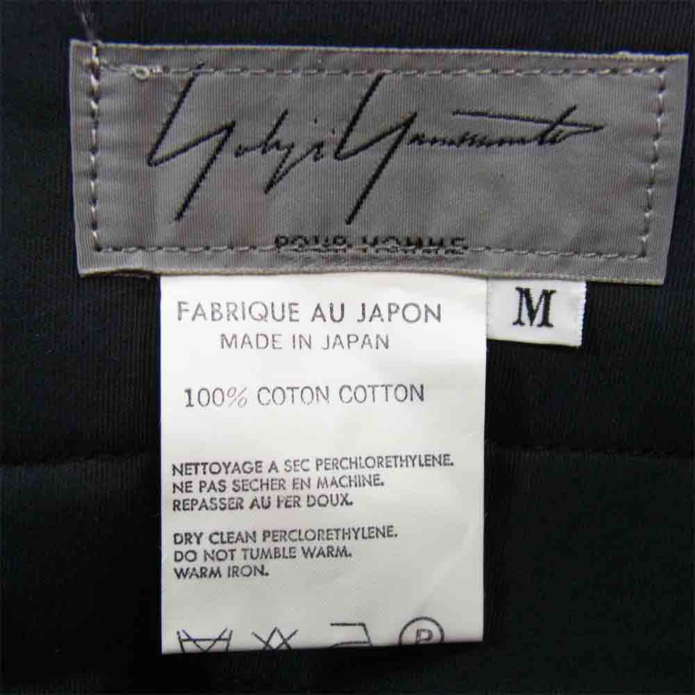 Yohji Yamamoto ヨウジヤマモト POUR HOMME プールオム HZ-P11-091 2タック パンツ ブラック系 M【中古】