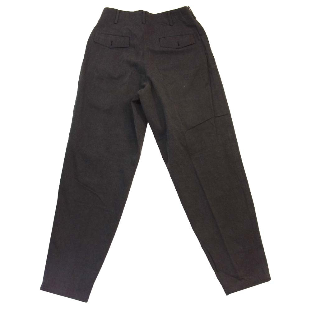 Yohji Yamamoto ヨウジヤマモト ML-P07-009 Y's for men ワイズフォーメン コットン 2タック テーパード ワイド パンツ グレー系 L【中古】