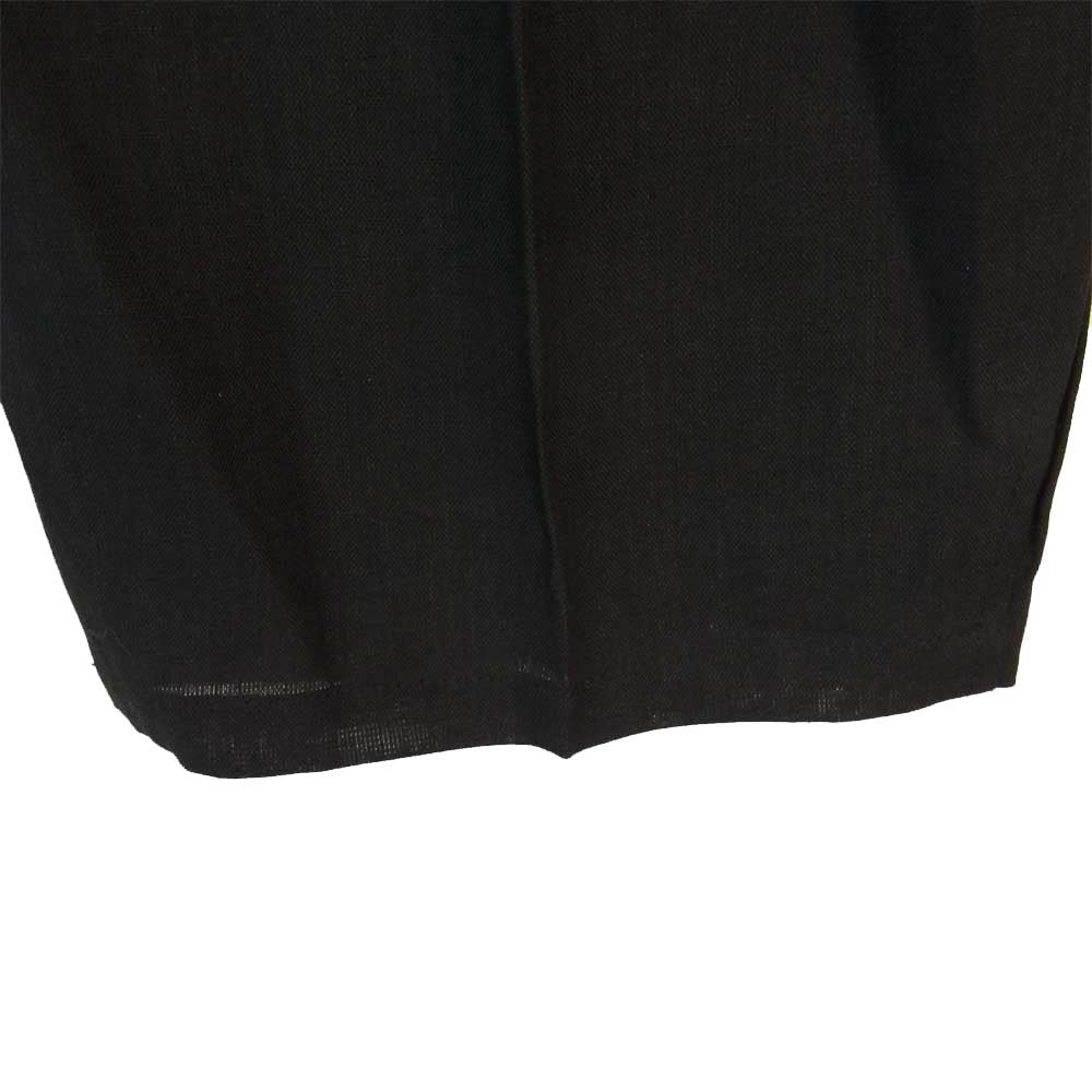 Yohji Yamamoto ヨウジヤマモト POUR HOMME プールオム 丸ロゴ 80s 初期タグ レーヨン イージー パンツ ブラック系 S【中古】