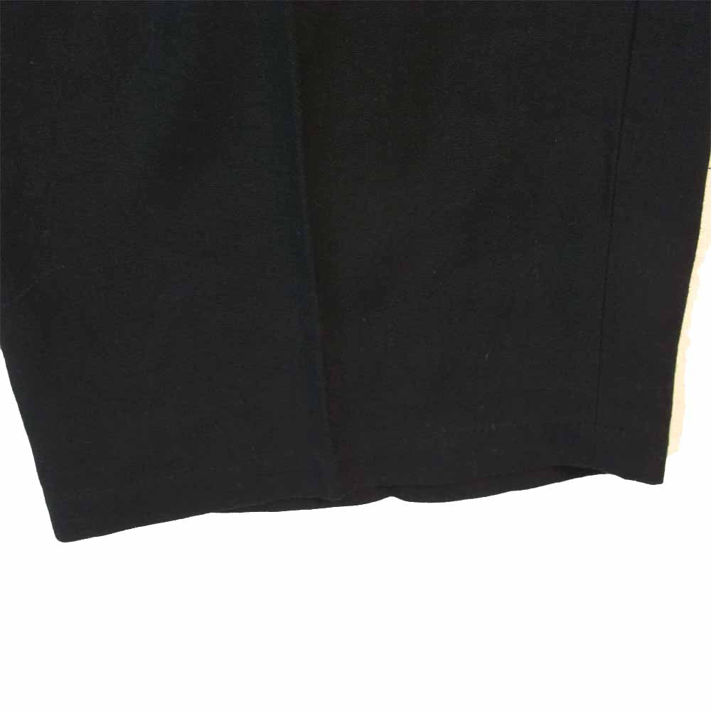 Yohji Yamamoto ヨウジヤマモト POUR HOMME プールオム 丸ロゴ 80s 初期タグ レーヨン リネン混 パンツ ブラック系 L【中古】