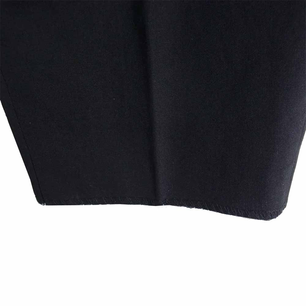 Yohji Yamamoto ヨウジヤマモト POUR HOMME プールオム 丸ロゴ 80s ウール 2タック パンツ ブラック系 S【中古】