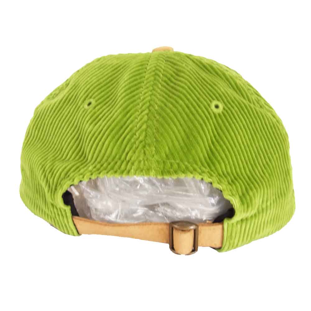 Supreme シュプリーム 19AW Classic Logo Corduroy 6 Panel Cap グリーン系【中古】