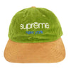 Supreme シュプリーム 19AW Classic Logo Corduroy 6 Panel Cap グリーン系【中古】