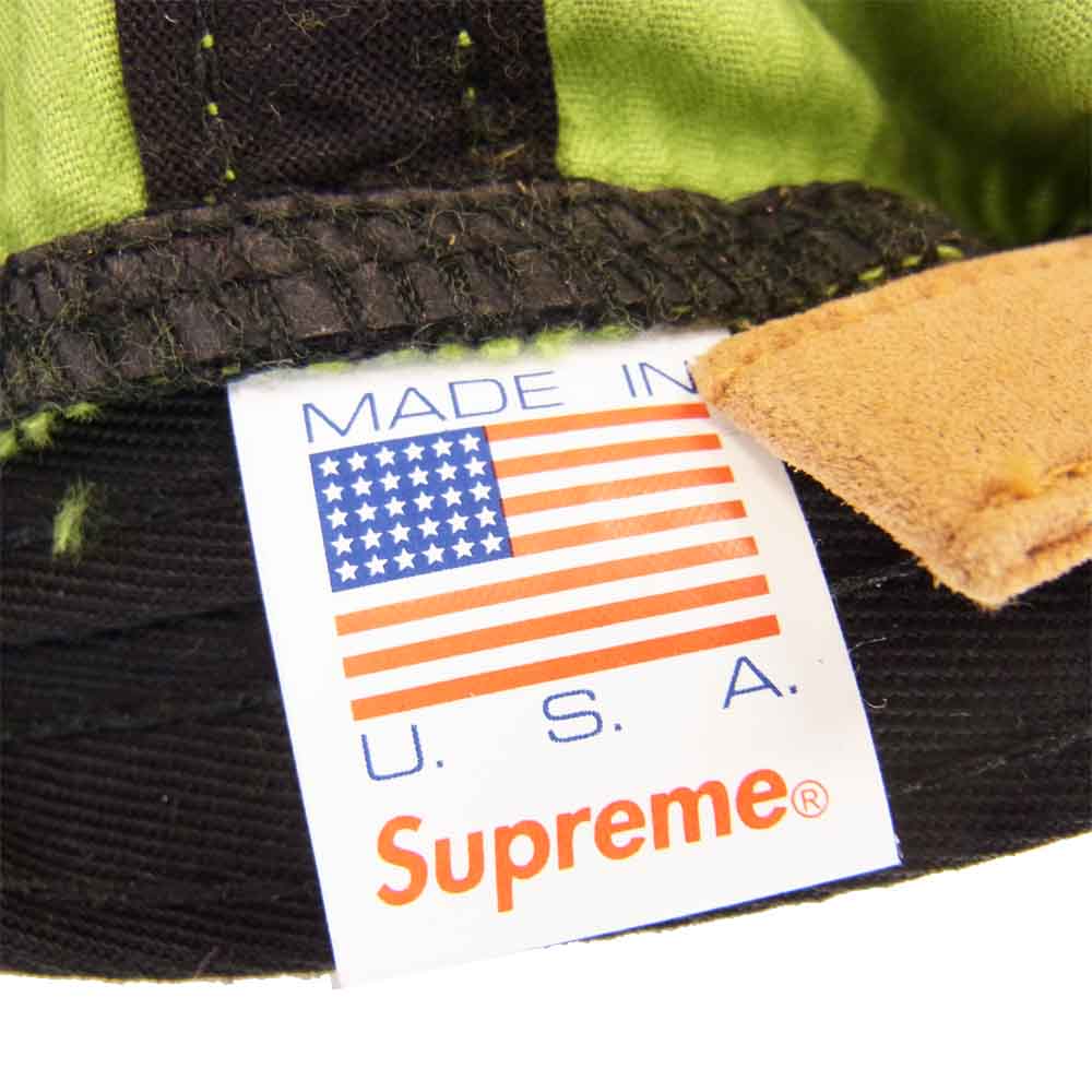 Supreme シュプリーム 19AW Classic Logo Corduroy 6 Panel Cap グリーン系【中古】