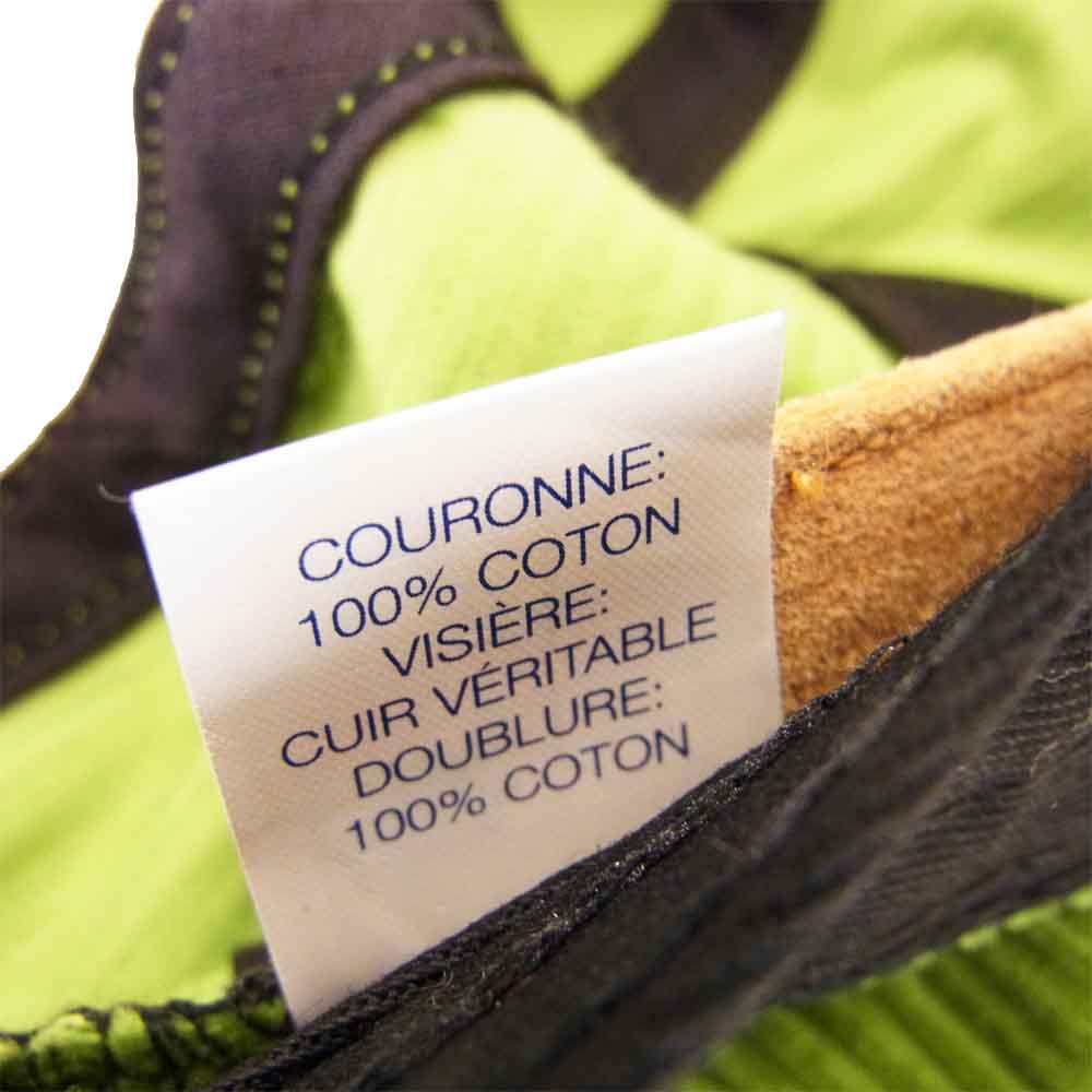 Supreme シュプリーム 19AW Classic Logo Corduroy 6 Panel Cap グリーン系【中古】