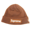 Supreme シュプリーム 15AW NEW ERA ニューエラ Box Logo Beanie ボックス ロゴ ビーニー ブラウン系【中古】