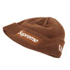 Supreme シュプリーム 15AW NEW ERA ニューエラ Box Logo Beanie ボックス ロゴ ビーニー ブラウン系【中古】