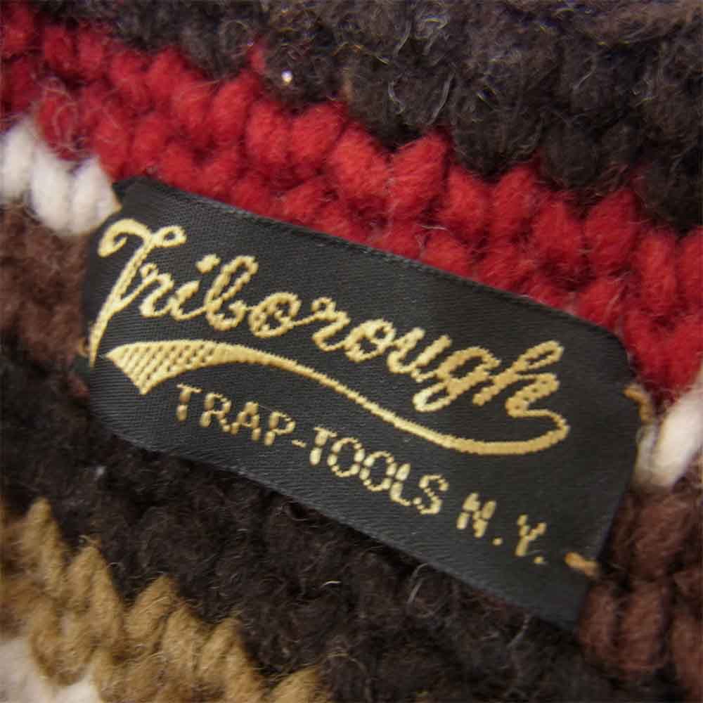 COLIMBO コリンボ TRIBOROUGH TRAP-TOOLS ウール バッグ レッド系【中古】