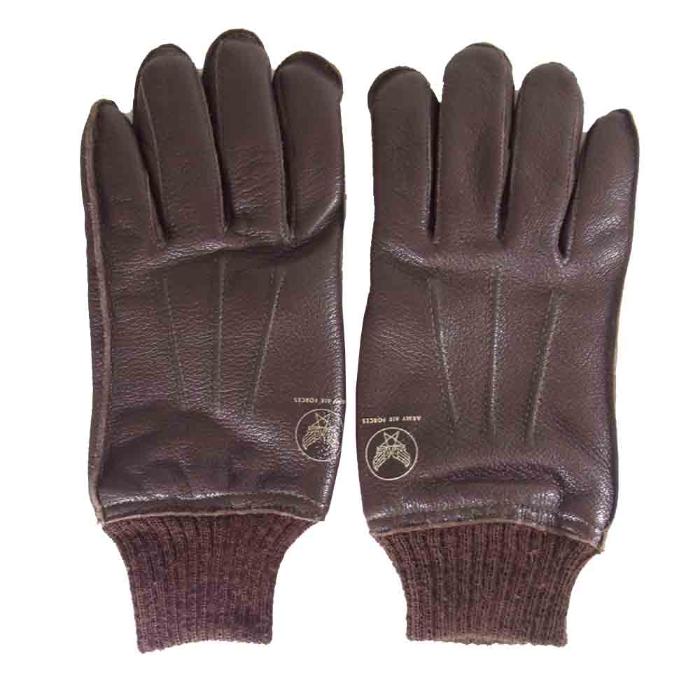 TOY'S McCOY トイズマッコイ A-10 レザー グローブ ブラウン系【中古】