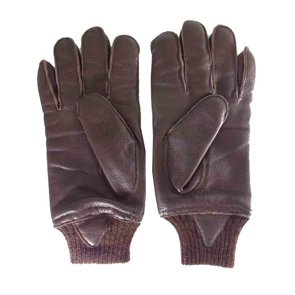 TOY'S McCOY トイズマッコイ A-10 レザー グローブ ブラウン系【中古】