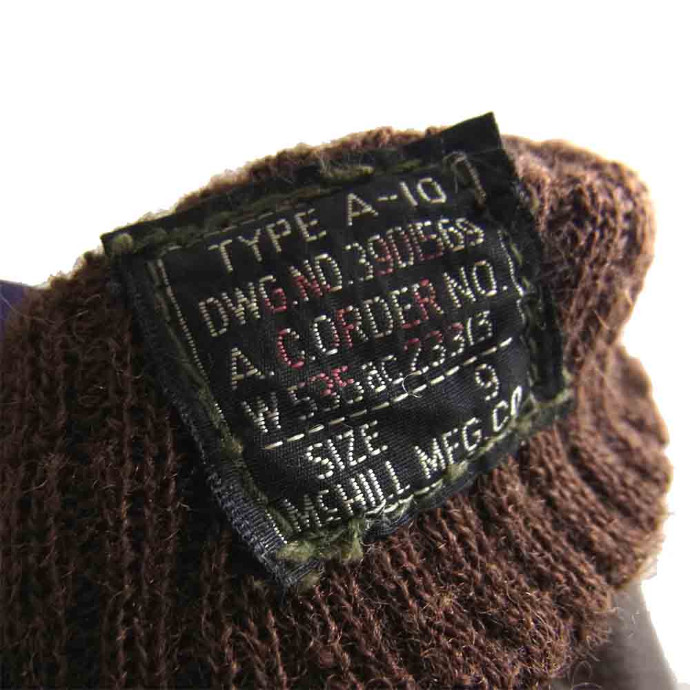 TOY'S McCOY トイズマッコイ A-10 レザー グローブ ブラウン系【中古】