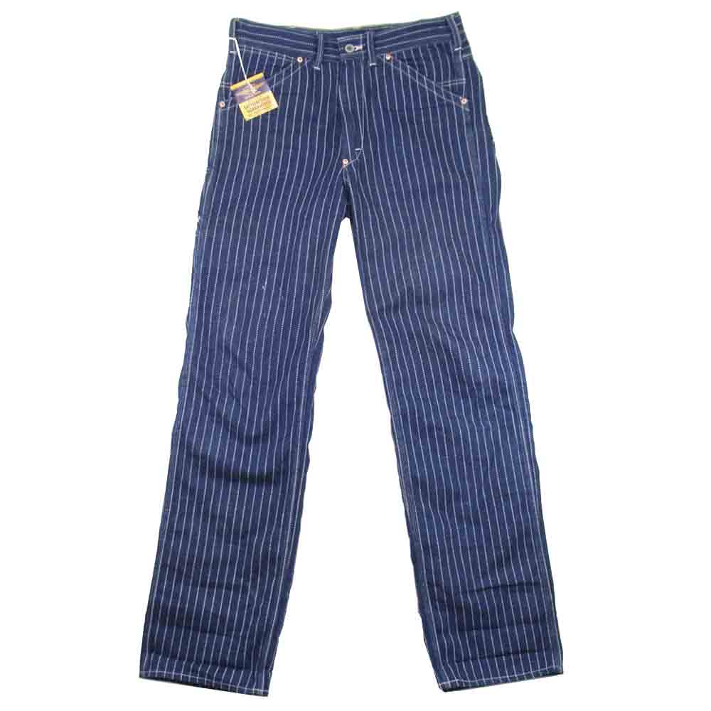 TOY'S McCOY トイズマッコイ TMP1405 ウォバッシュ ストライプ ネイビー系 32【中古】