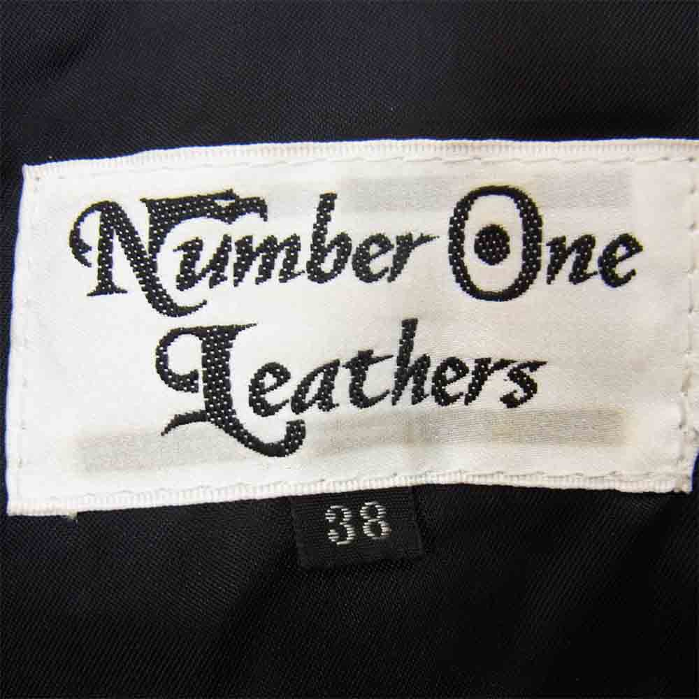 REDMOON レッドムーン Number One Leather コンチョ レザー シャツ ブラウン系 38【中古】