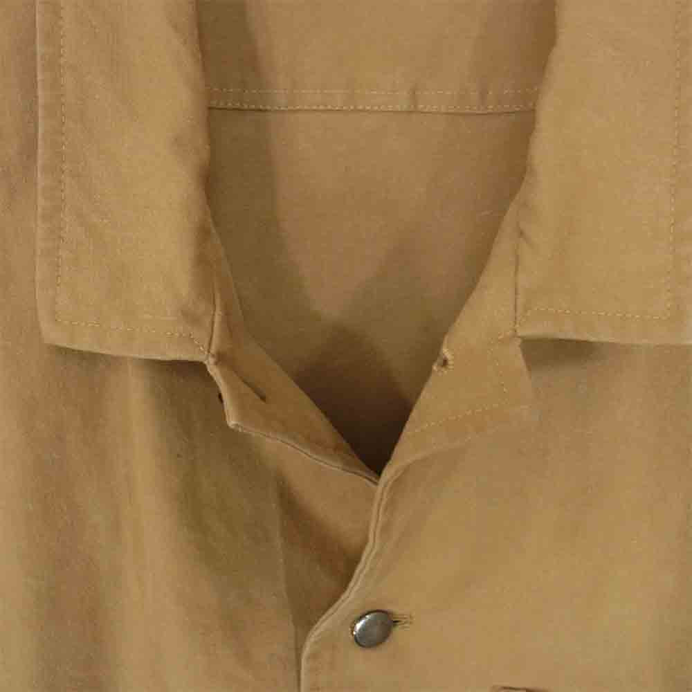 Yohji Yamamoto ヨウジヤマモト プールオム POUR HOMME 丸ロゴ 80s 初期タグ コットン カバーオール ジャケット ベージュ系 M【中古】