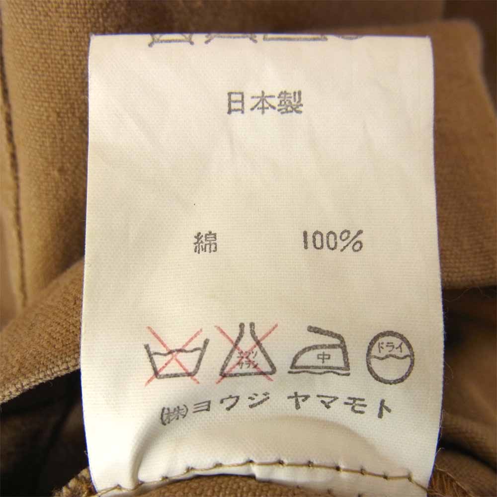 Yohji Yamamoto ヨウジヤマモト プールオム POUR HOMME 丸ロゴ 80s 初期タグ コットン カバーオール ジャケット ベージュ系 M【中古】