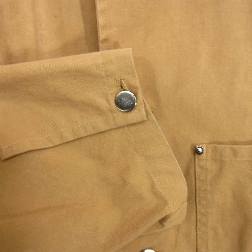 Yohji Yamamoto ヨウジヤマモト プールオム POUR HOMME 丸ロゴ 80s 初期タグ コットン カバーオール ジャケット ベージュ系 M【中古】