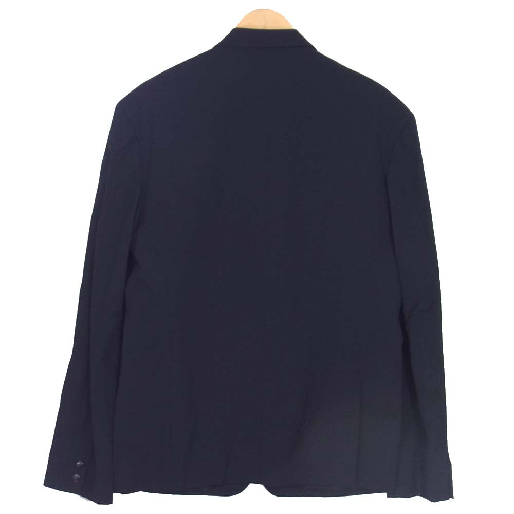 Yohji Yamamoto ヨウジヤマモト プールオム POUR HOMME 丸ロゴ 初期タグ 80s 3B テーラード ジャケット ネイビー系 M【中古】