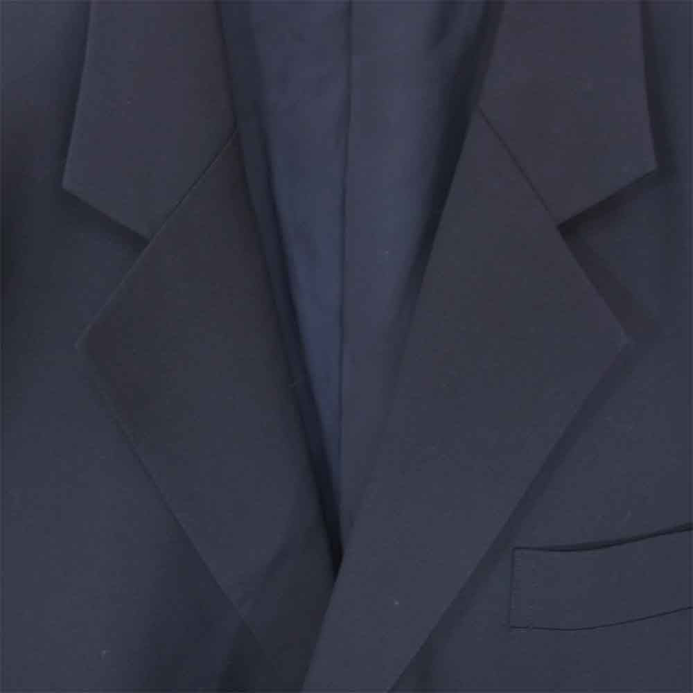 Yohji Yamamoto ヨウジヤマモト プールオム POUR HOMME 丸ロゴ 初期タグ 80s 3B テーラード ジャケット ネイビー系 M【中古】