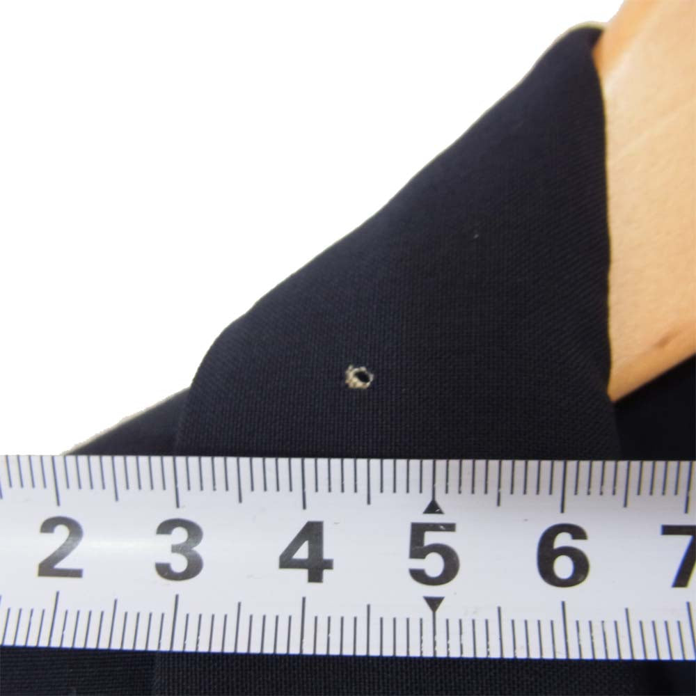 Yohji Yamamoto ヨウジヤマモト プールオム POUR HOMME 丸ロゴ 初期タグ 80s 3B テーラード ジャケット ネイビー系 M【中古】